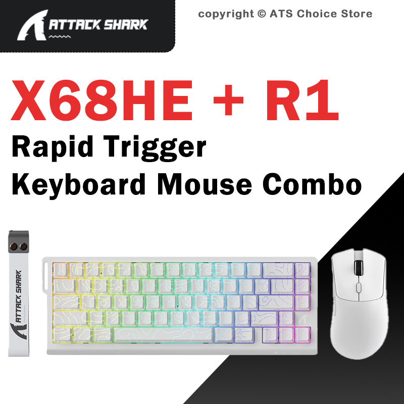 Gaming Accessories Uk - ATTACK SHARK X68 HE Keyboard Magnetik