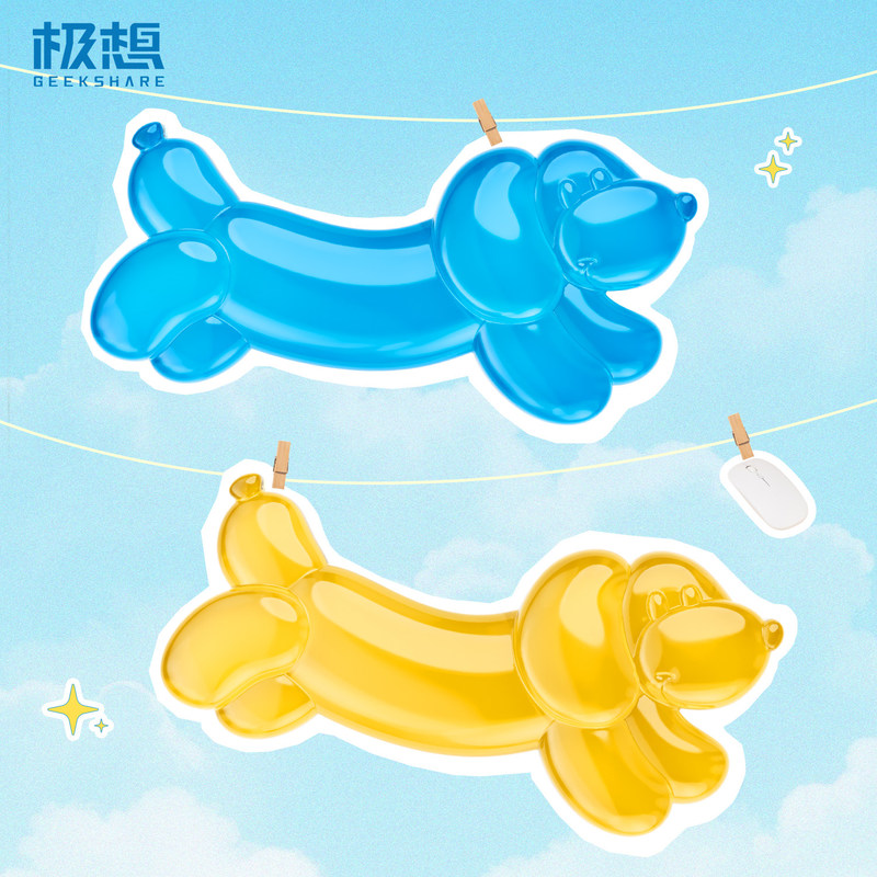 Gaming Accessories Cute - GeekShare Mouse Wrist Rest Silikon Transparan