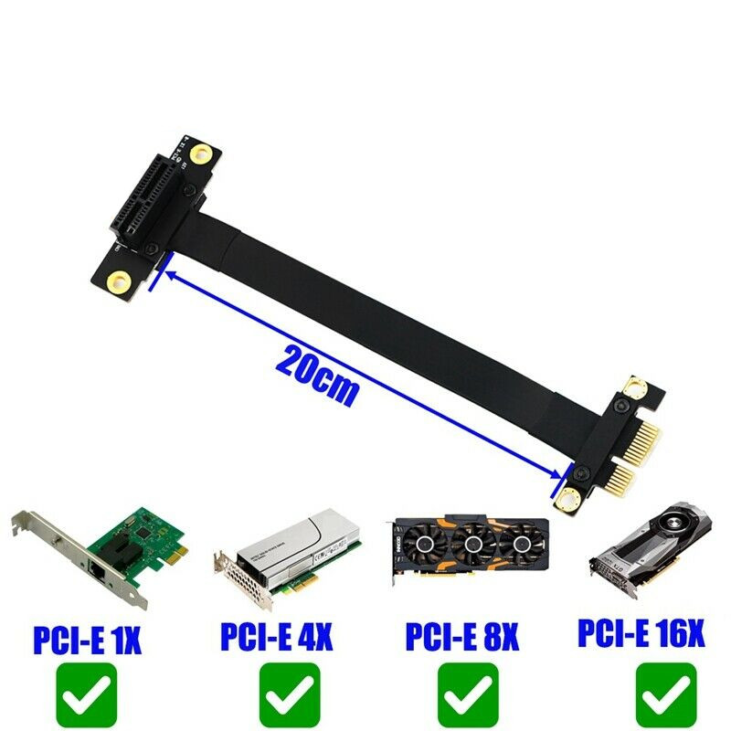 Pcie Extension Cable - Kabel Ekstensi Adaptor Riser Card Pci-E