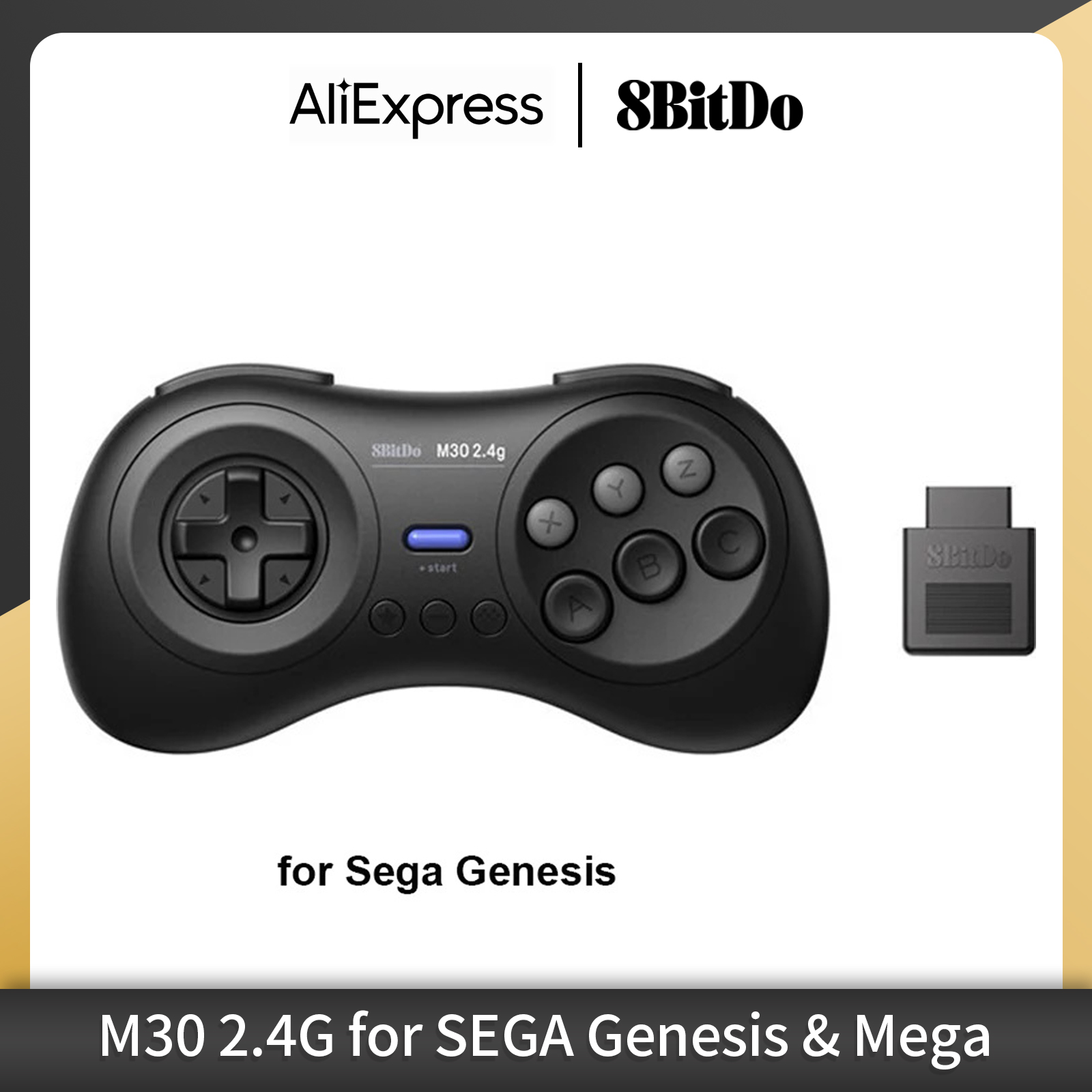 Gaming Accessories Driving - 8BitDo M30 2.4G Wireless Gamepad Gaming