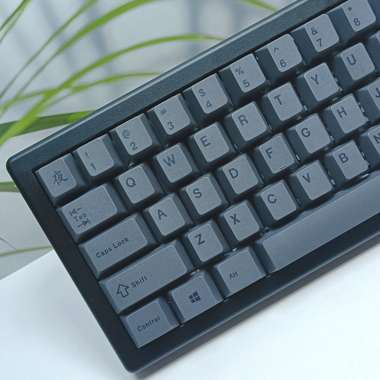 Gaming Accessories Uk - 130 Tombol Keycap Hitam Abu-abu Minimalis