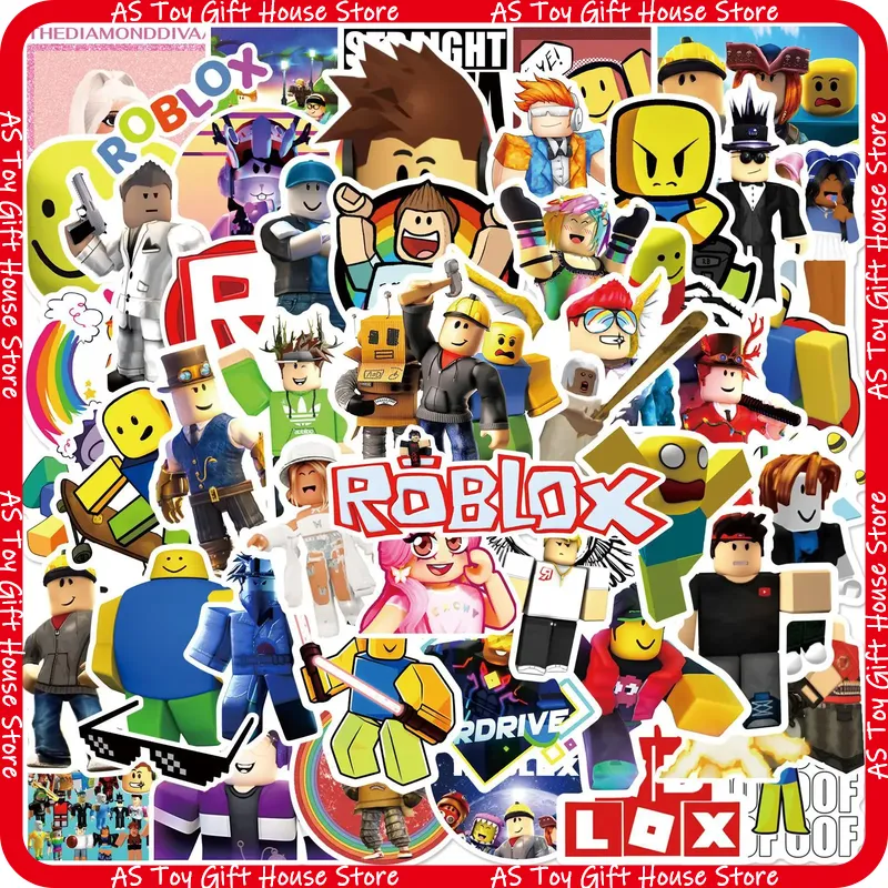 Gaming Accessories Roblox - 50 Buah Stiker Grafiti Roblox Stiker
