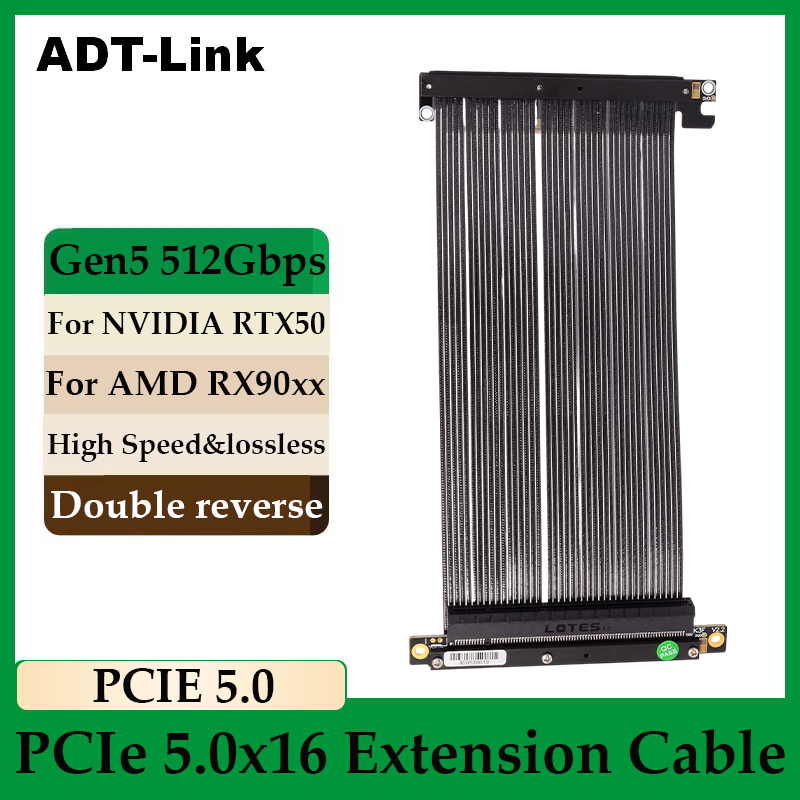 Pcie Extension Cable - Adaptor Riser Kartu Grafis ADT-Link PCIe