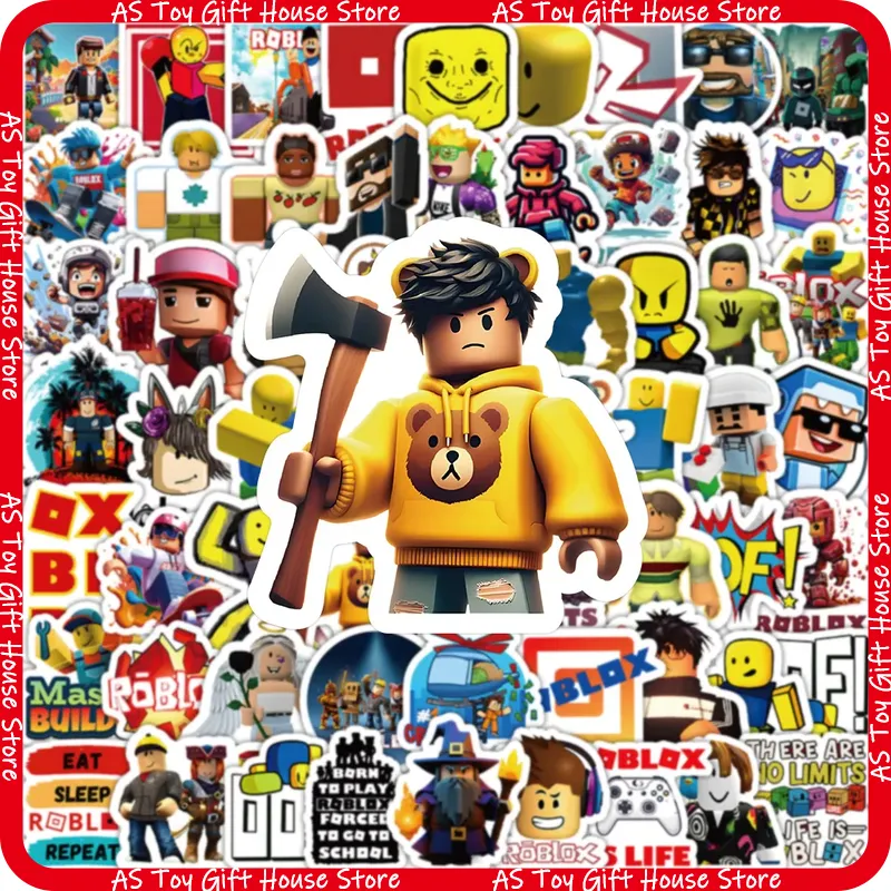 Gaming Accessories Roblox - Stiker Game Kartun Vinyl Tahan Air