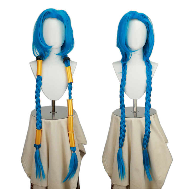 Jinx Gaming Accessories - Wig Cosplay Jinx dari League of