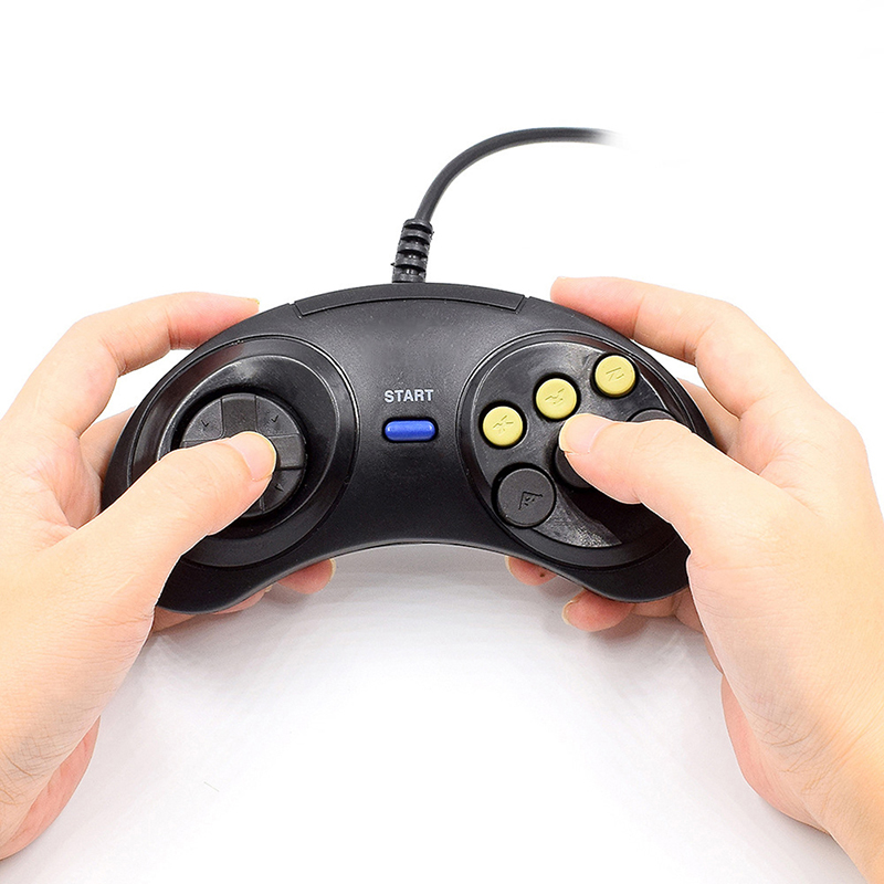 1 buah klasik kabel 6 tombol J - Gaming Accessories Driving ulasan dan harga