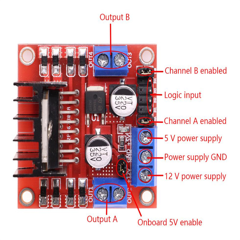 L298N Modul Drive Motor DC Ste - Gaming Accessories Driving ulasan dan harga