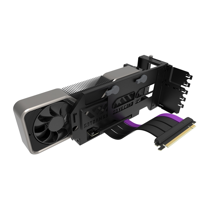 Cooler Master KIT Braket Kemud - Pcie Extension Cable ulasan dan harga