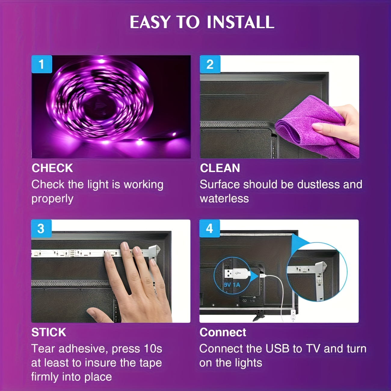 Lampu LED RGB Pintar Bluetooth - Gaming Accessories For Bedroom ulasan dan harga
