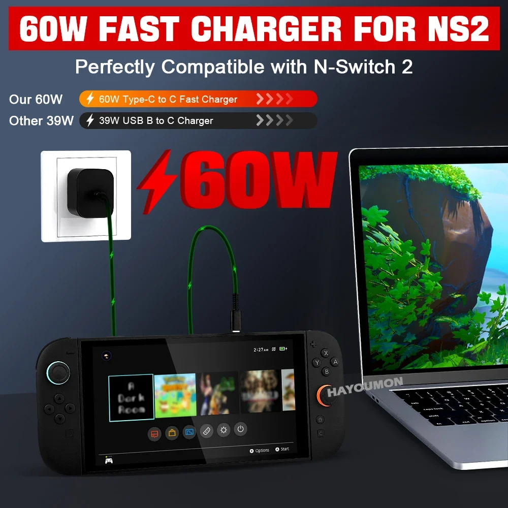 Adaptor AC Tipe-C 60W UK US EU - Gaming Accessories Uk ulasan dan harga