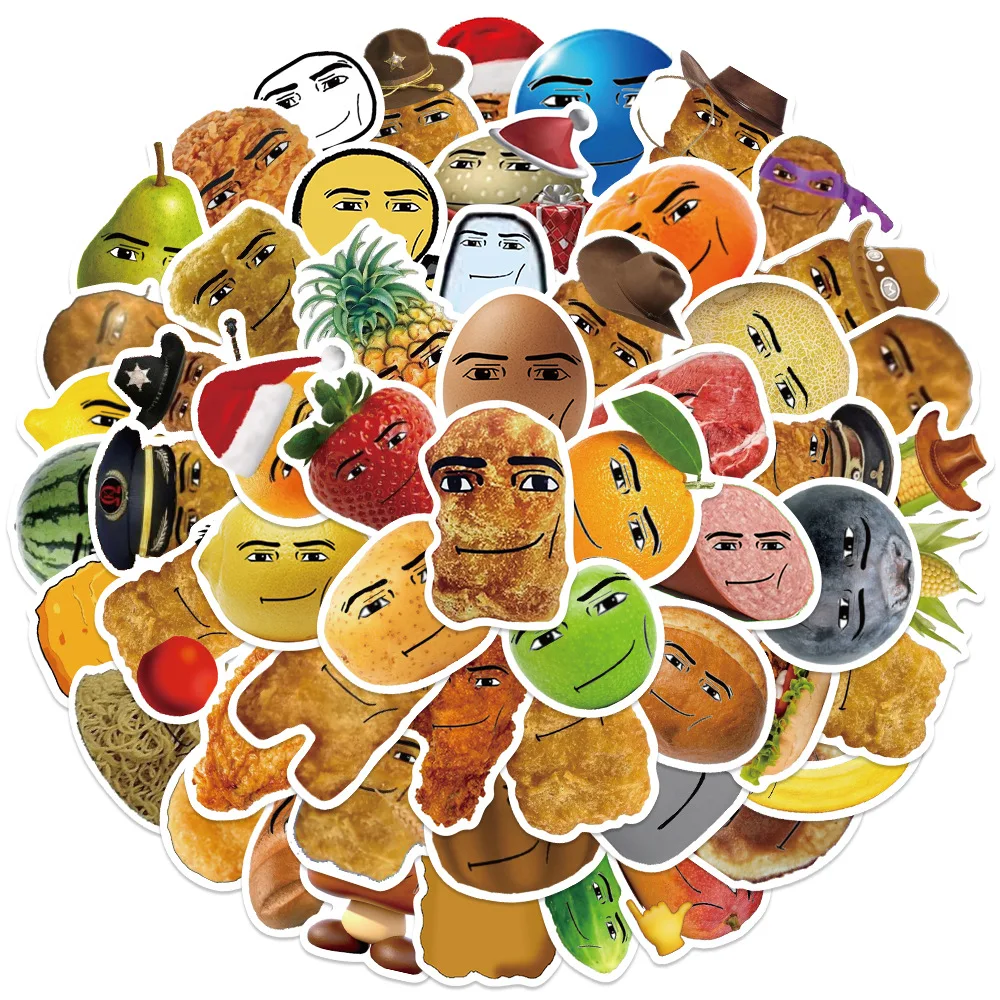10/30/50 Buah Stiker Wajah Rob - Gaming Accessories Roblox ulasan dan harga