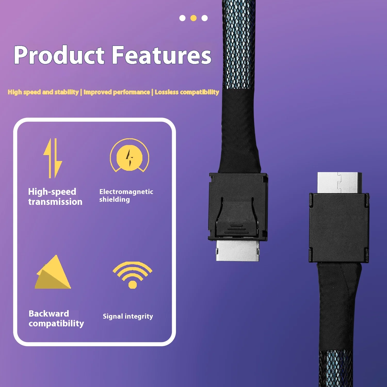 Kabel PCIE 4.0 X4 Oculink 4i / - Pcie Extension Cable ulasan dan harga
