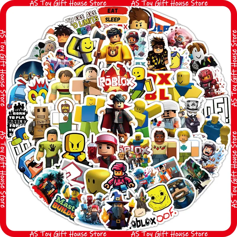100Pcs Stiker Roblox Kartun Ga - Gaming Accessories Roblox ulasan dan harga