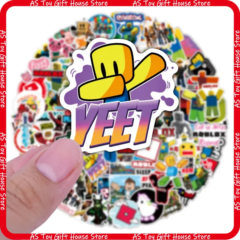 100 Buah Stiker Roblox Stiker  - Gaming Accessories Roblox ulasan dan harga