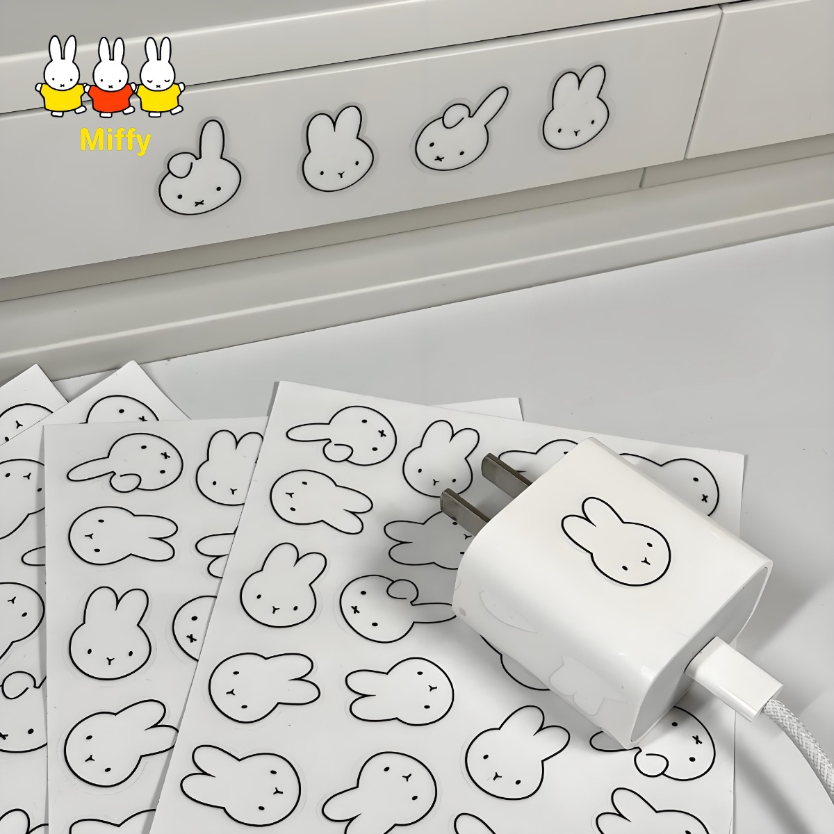 Stiker Cangkir Air Kelinci Mif - Gaming Accessories Cute ulasan dan harga