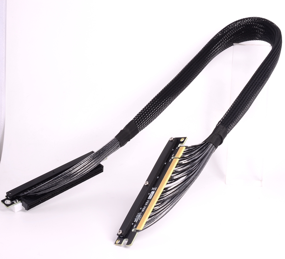 Kabel ADT New Dual Reverse Ris - Pcie Extension Cable ulasan dan harga