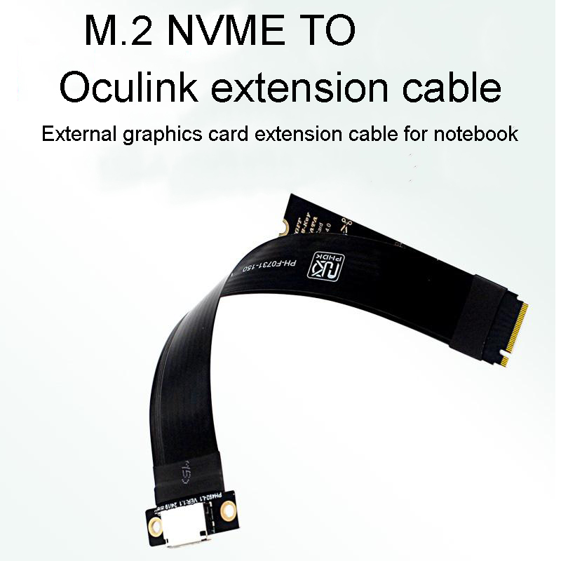 M.2 NVME Ke Oculink Kabel Ekst - Pcie Extension Cable ulasan dan harga