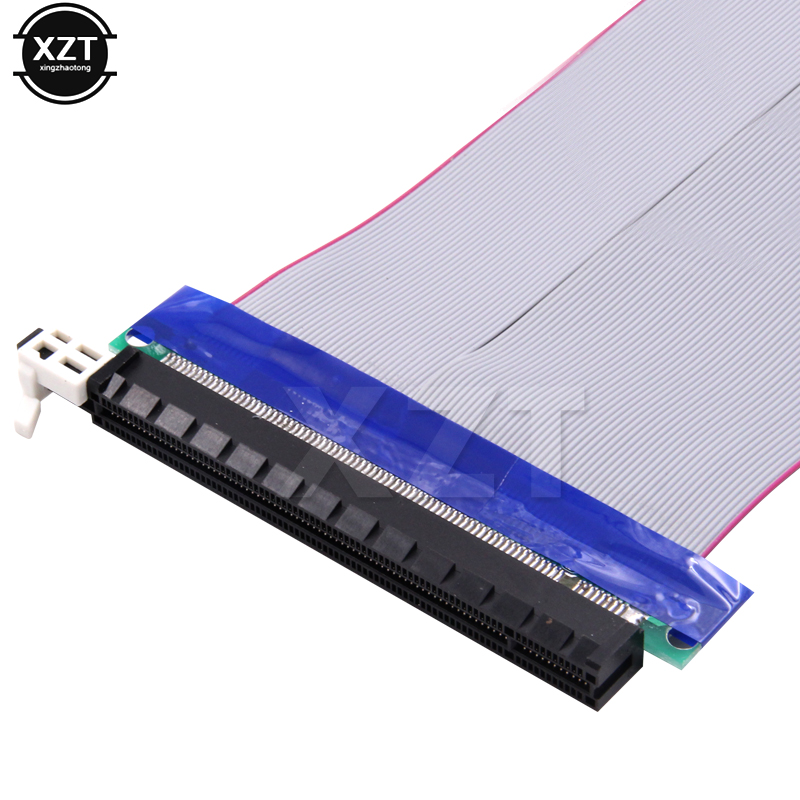 Kualitas Tinggi PCIe 16X PCI E - Pcie Extension Cable ulasan dan harga