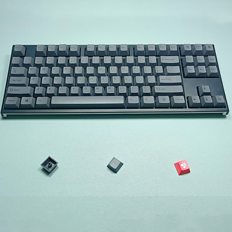 130 Tombol Keycap Hitam Abu-ab - Gaming Accessories Uk ulasan dan harga