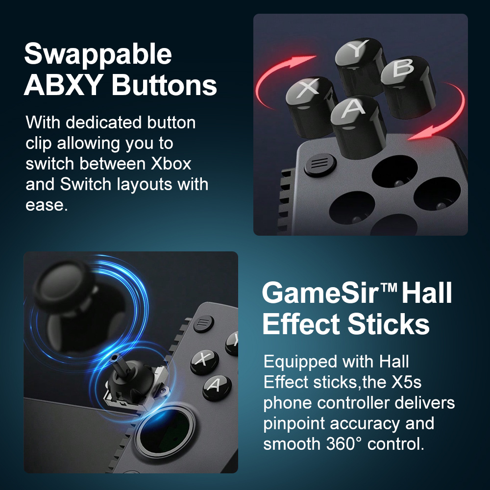 Gamepad Ponsel GameSir X5s unt - Gaming Accessories For Android ulasan dan harga