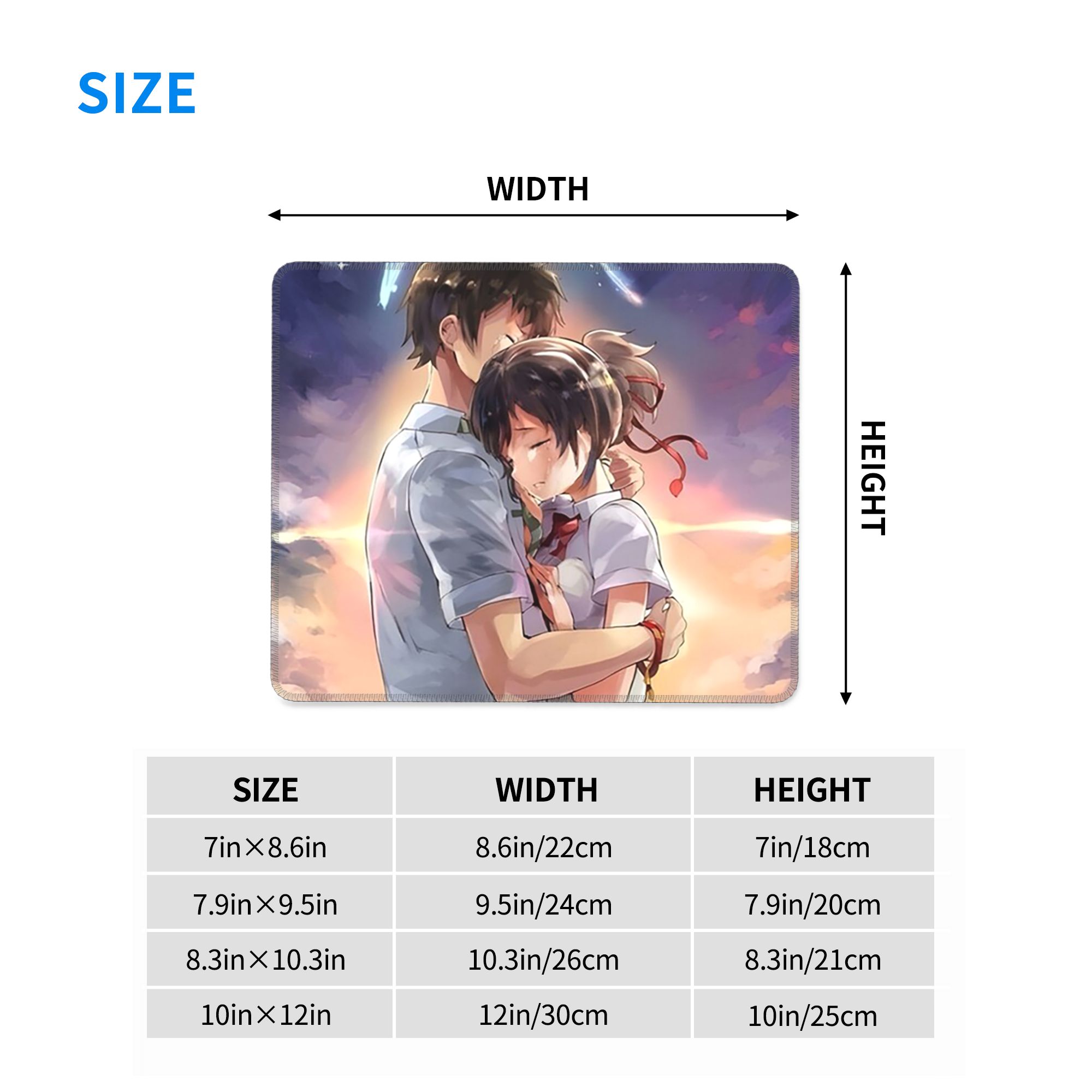 Alas Mouse Anime Jepang Your N - Gaming Accessories Name ulasan dan harga