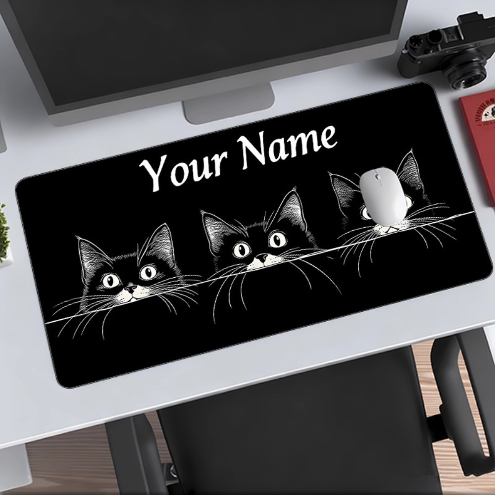 Alas Meja Kustom 3 Kucing Hita - Gaming Accessories Name ulasan dan harga